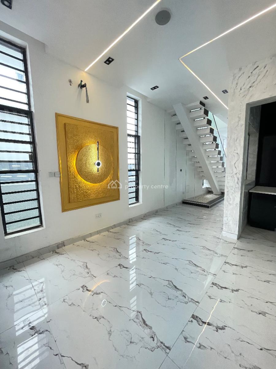 Luxury 5-bedroom Fully Detached Duplex with Pool & Bq, Chevron Lekki, Lekki, Lagos, Flat / Apartment for Sale