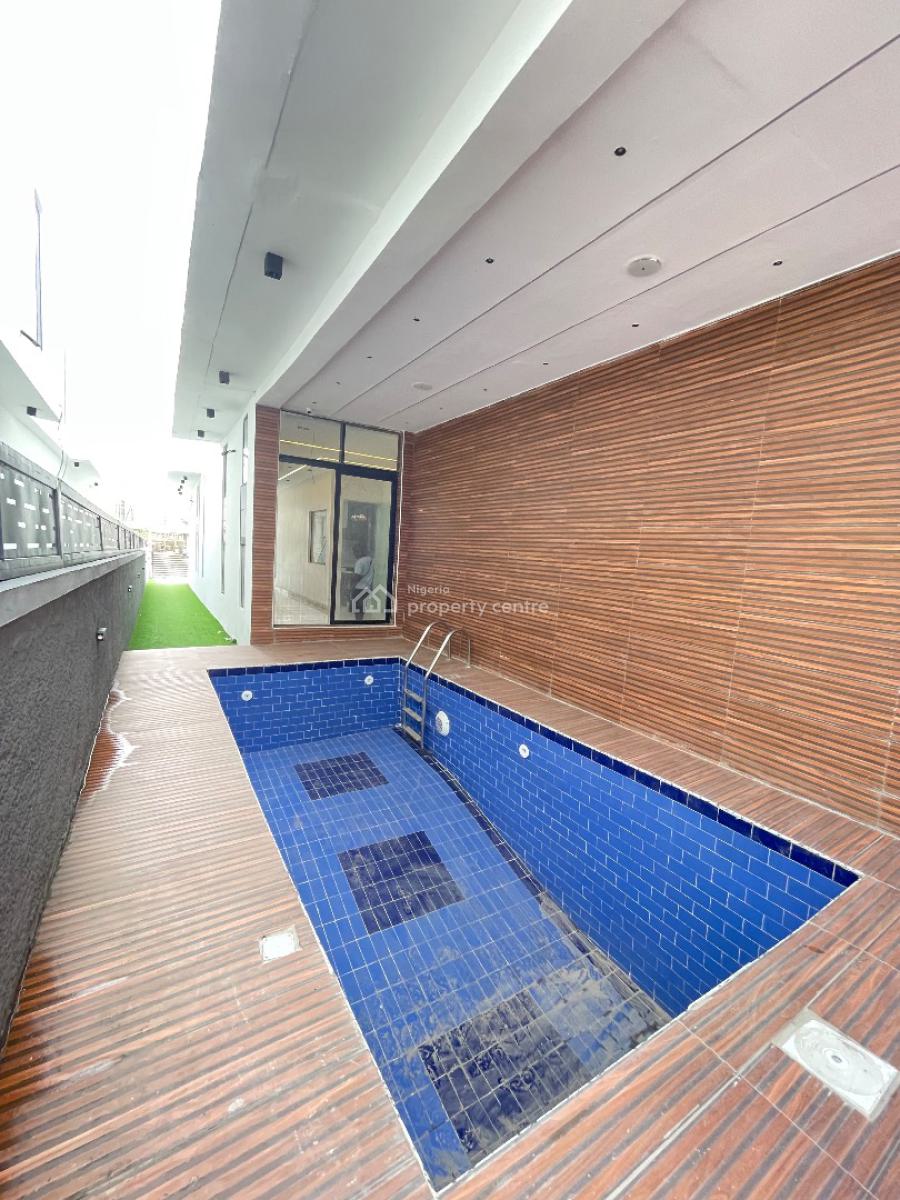 Luxury 5-bedroom Fully Detached Duplex with Pool & Bq, Chevron Lekki, Lekki, Lagos, Flat / Apartment for Sale