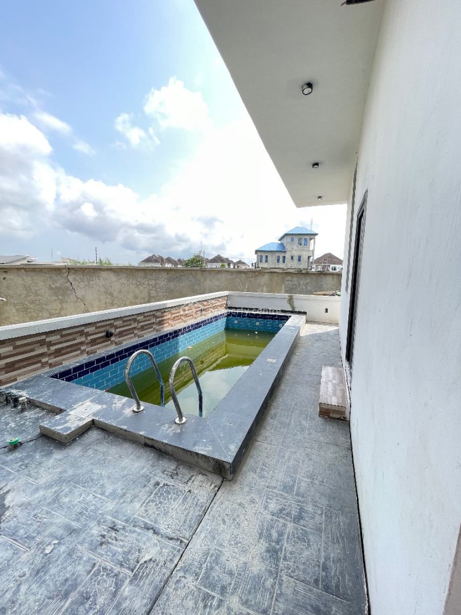 5-bedroom Fully Detached Duplex with Swimming Pool & Bq -- ₦350m, Chevron Lekki, Lekki, Lagos, Flat / Apartment for Sale