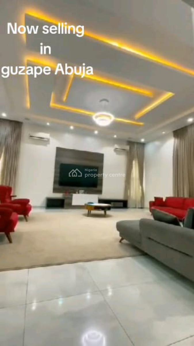 Furnished Smart Fully Detached 5 Bedrooms Duplex with Bq, Guzape District, Abuja, Detached Duplex for Sale
