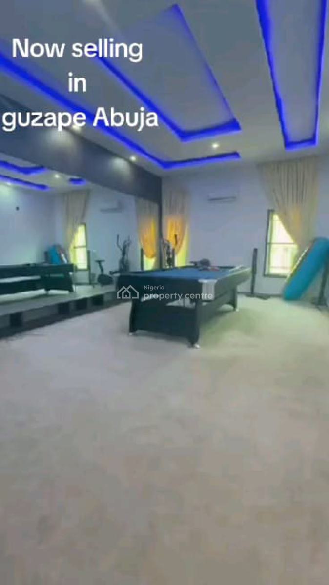 Furnished Smart Fully Detached 5 Bedrooms Duplex with Bq, Guzape District, Abuja, Detached Duplex for Sale