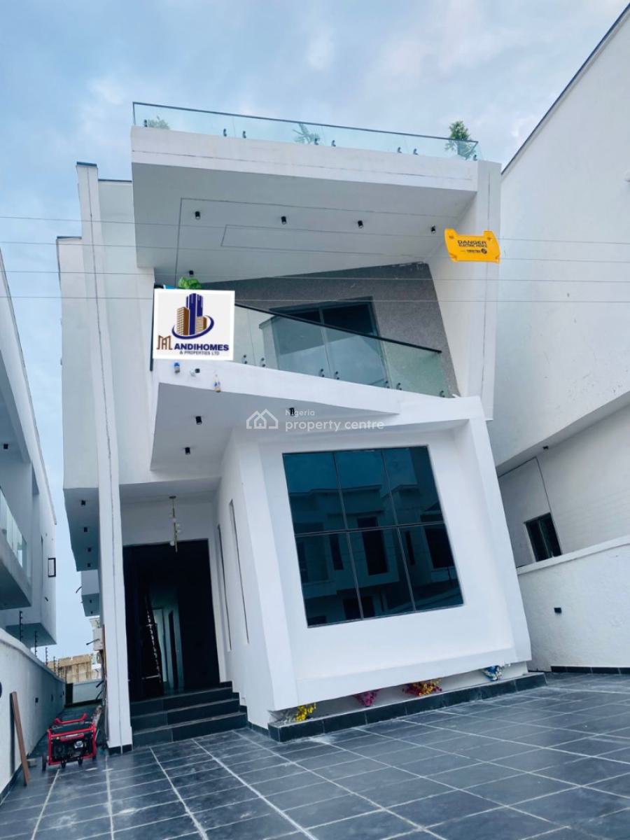 Tastefully 5 Bedroom Fully Detached Duplex with Bq & Swimming Pool, Ajah, Ajah, Lagos, Detached Duplex for Sale