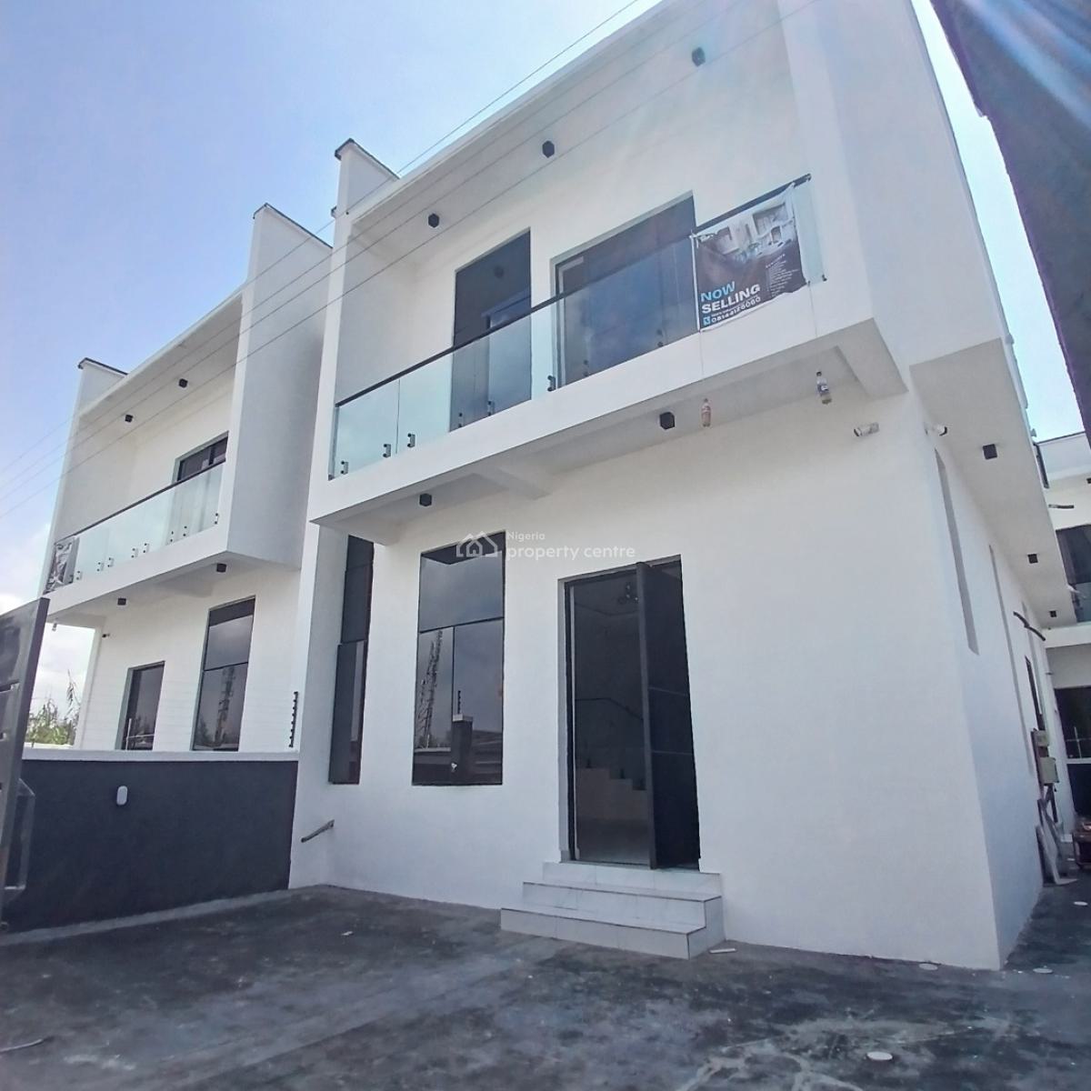 Newly Built 4 Bedroom Semi-detached Duplex with Bq, Chevron Toll Gate, Orchid Road, Lekki, Lagos, Semi-detached Duplex for Sale