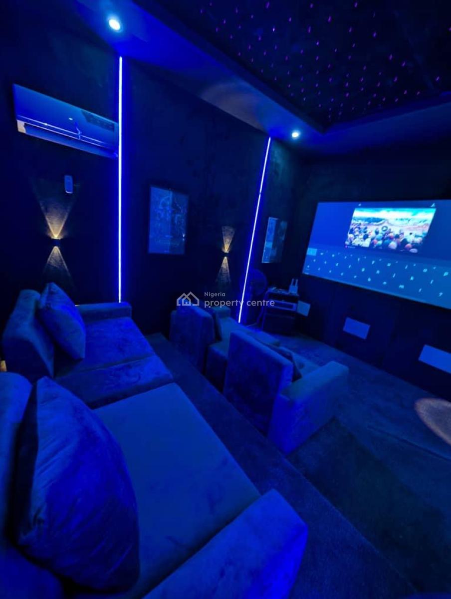 Newly Launched 4/5 Bedroom Duplex with Cinema, Snooker & Swimming Pool, Chevron, Lekki, Lagos, Detached Duplex Short Let