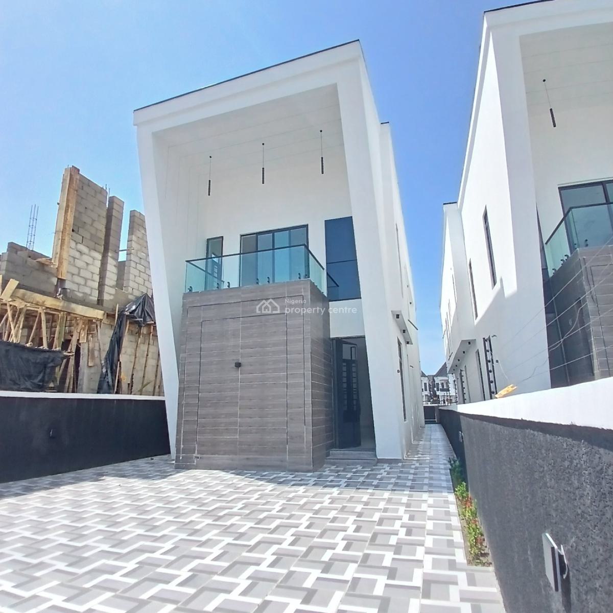 Massive 5 Bedroom Detached Duplex with Swimming Pool, Chevron Toll Gate, Orchid Road, Lekki, Lagos, Detached Duplex for Sale