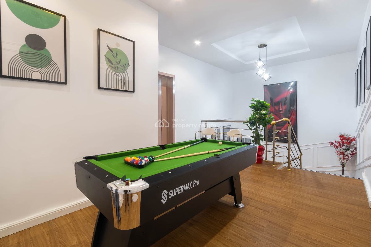 Luxurious 4 Bedroom Duplex with Swimming Pool, Gym, Ps5, Snooker Board, Ikate, Lekki, Lagos, Terraced Duplex Short Let