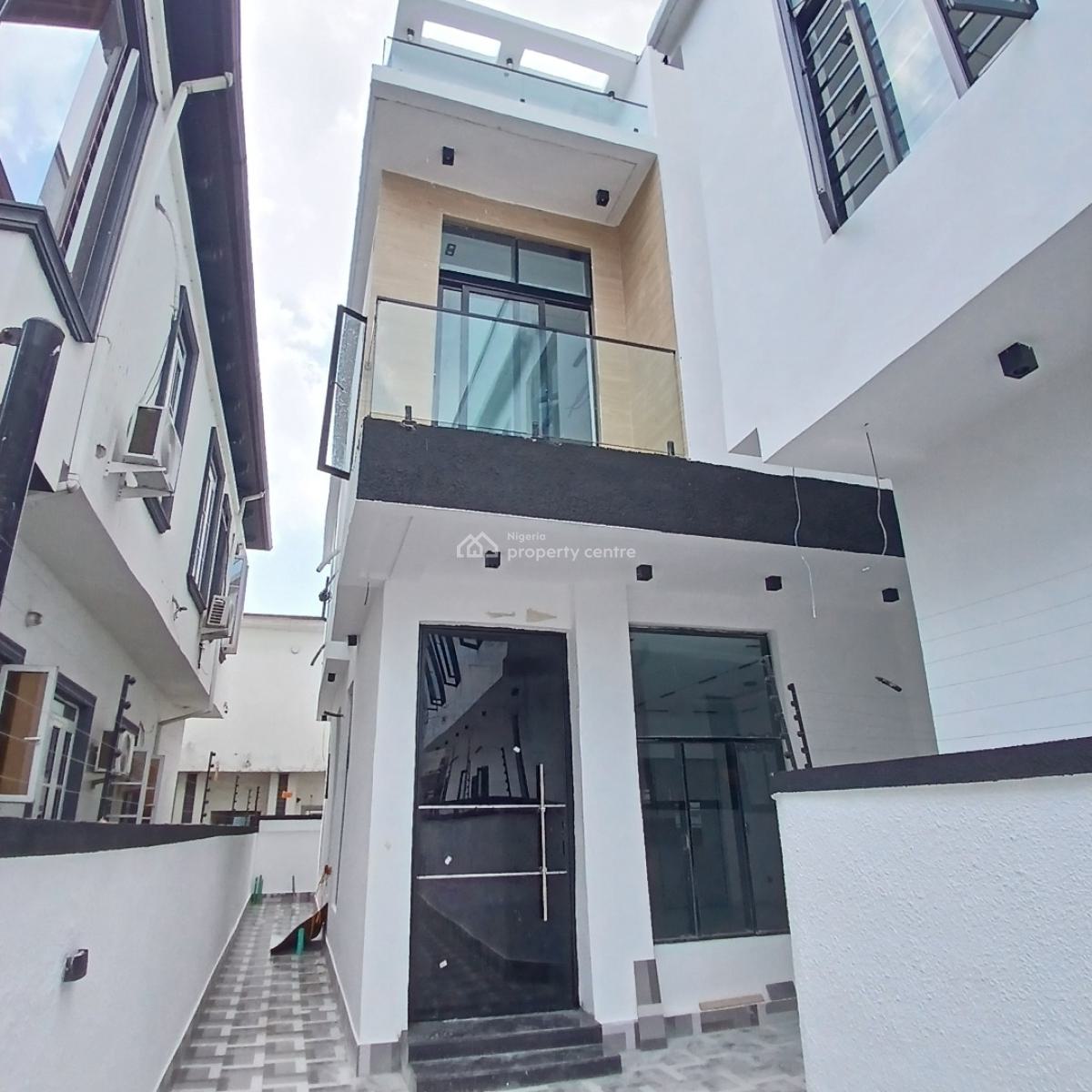 Spacious 4 Bedroom Semi-detached Duplex with Ample Parking, Chevron Toll Gate, Orchid Road, Lekki, Lagos, Semi-detached Duplex for Sale