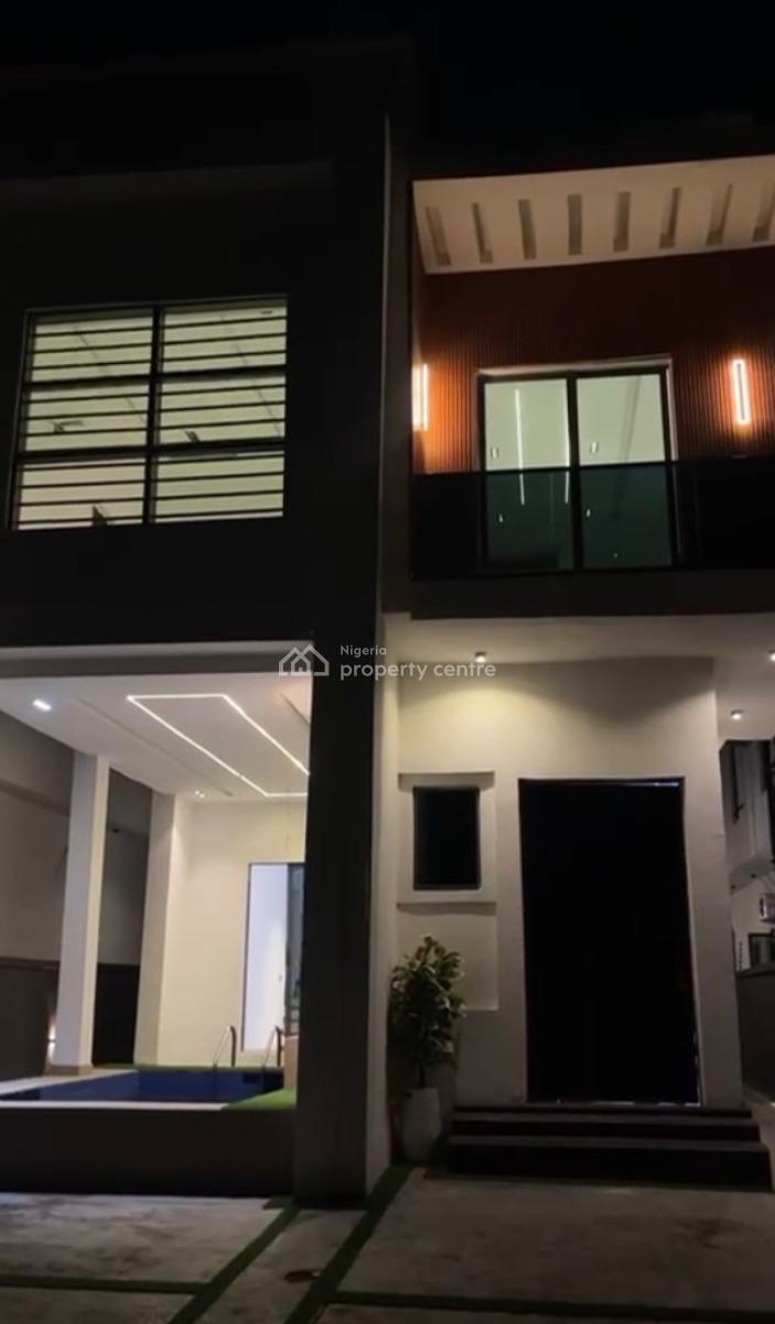 Brand New 5 Bedroom Detached Duplex + Bq, Swimming Pool, Ajah, Lagos, Detached Duplex for Sale
