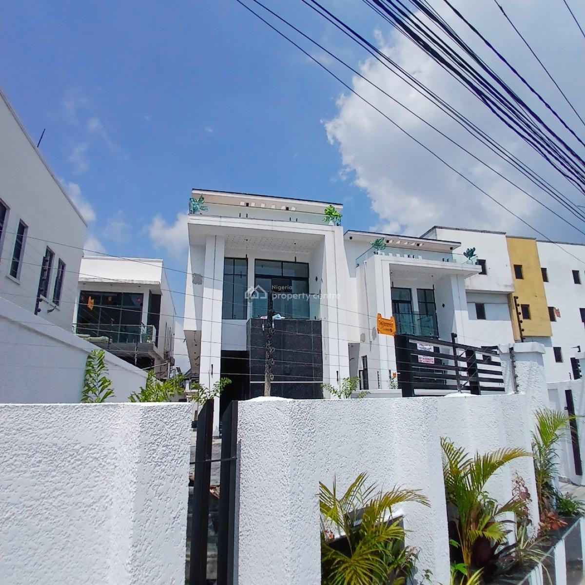 Gigantic 5 Bedroom Detached Duplex with Swimming Pool, Bq, Chevron Toll Gate, Orchid Road, Lekki, Lagos, Detached Duplex for Sale