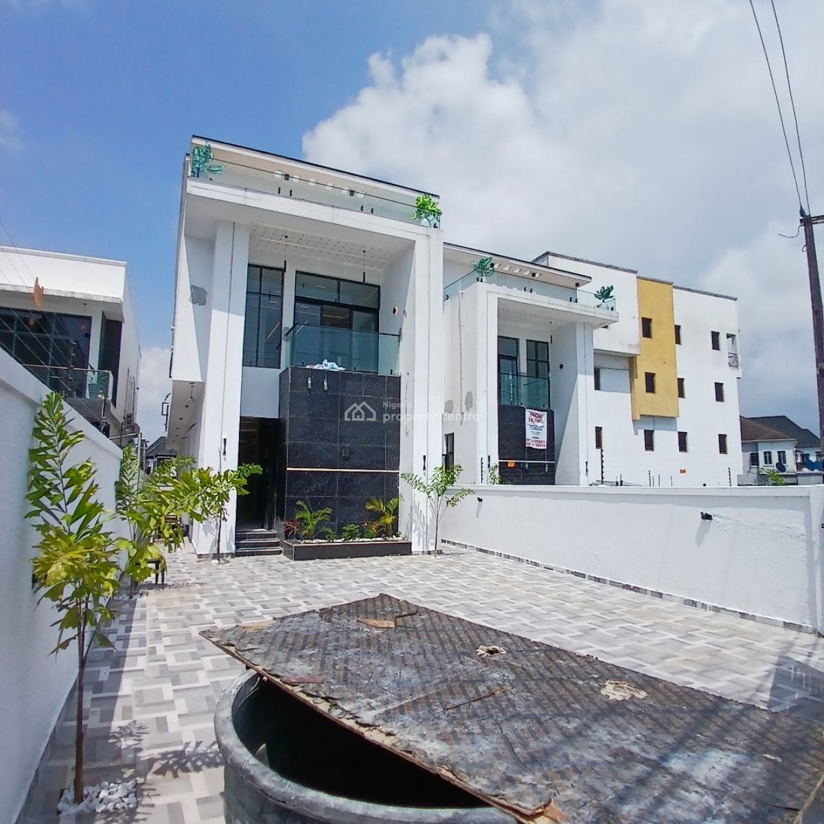 Gigantic 5 Bedroom Detached Duplex with Swimming Pool, Bq, Chevron Toll Gate, Orchid Road, Lekki, Lagos, Detached Duplex for Sale