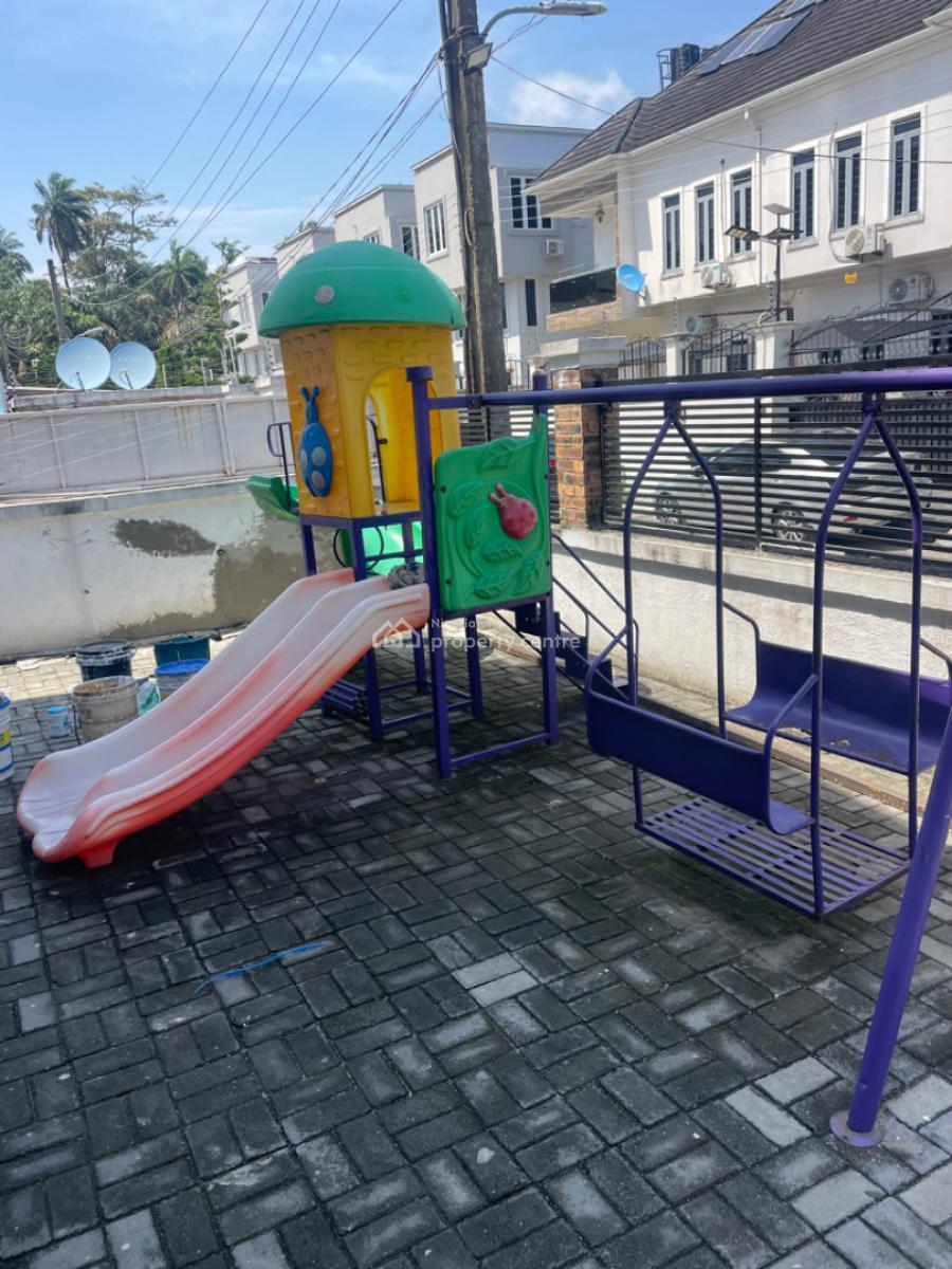Furnished 4 Bedroom Semi Detached Duplex with Pool, Gym & Play Ground, Chevron Toll Gate, Lekki, Lagos, Semi-detached Duplex for Rent