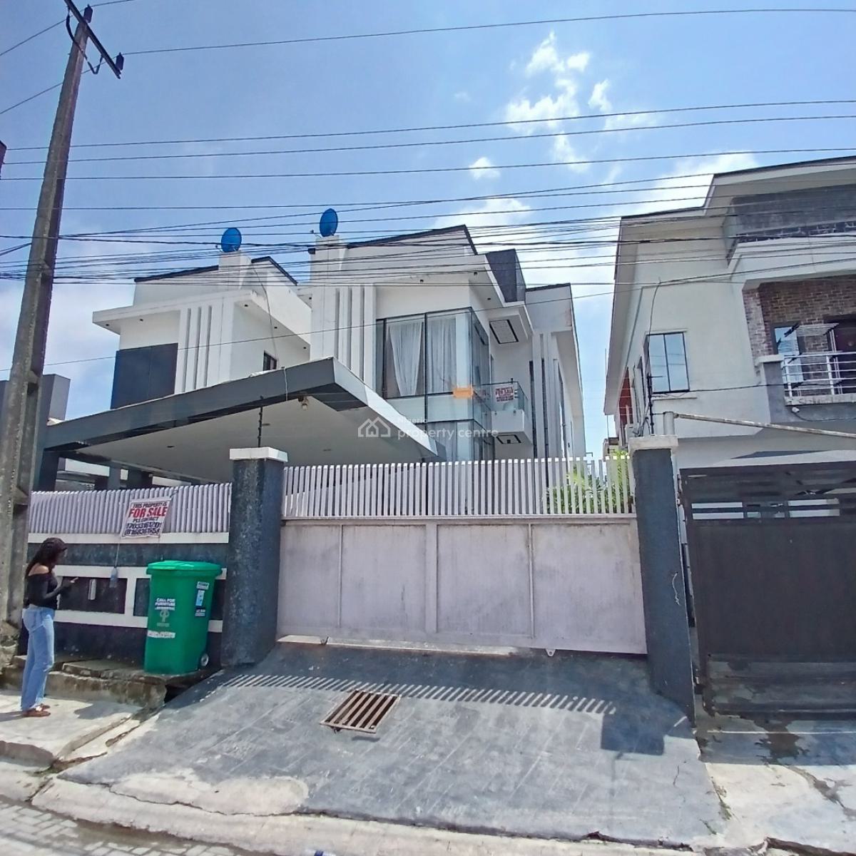 Furnished 5 Bedroom Detached Duplex with Swimming Pool, Bq, Chevron Toll Gate, Orchid Road, Lekki, Lagos, Detached Duplex for Sale