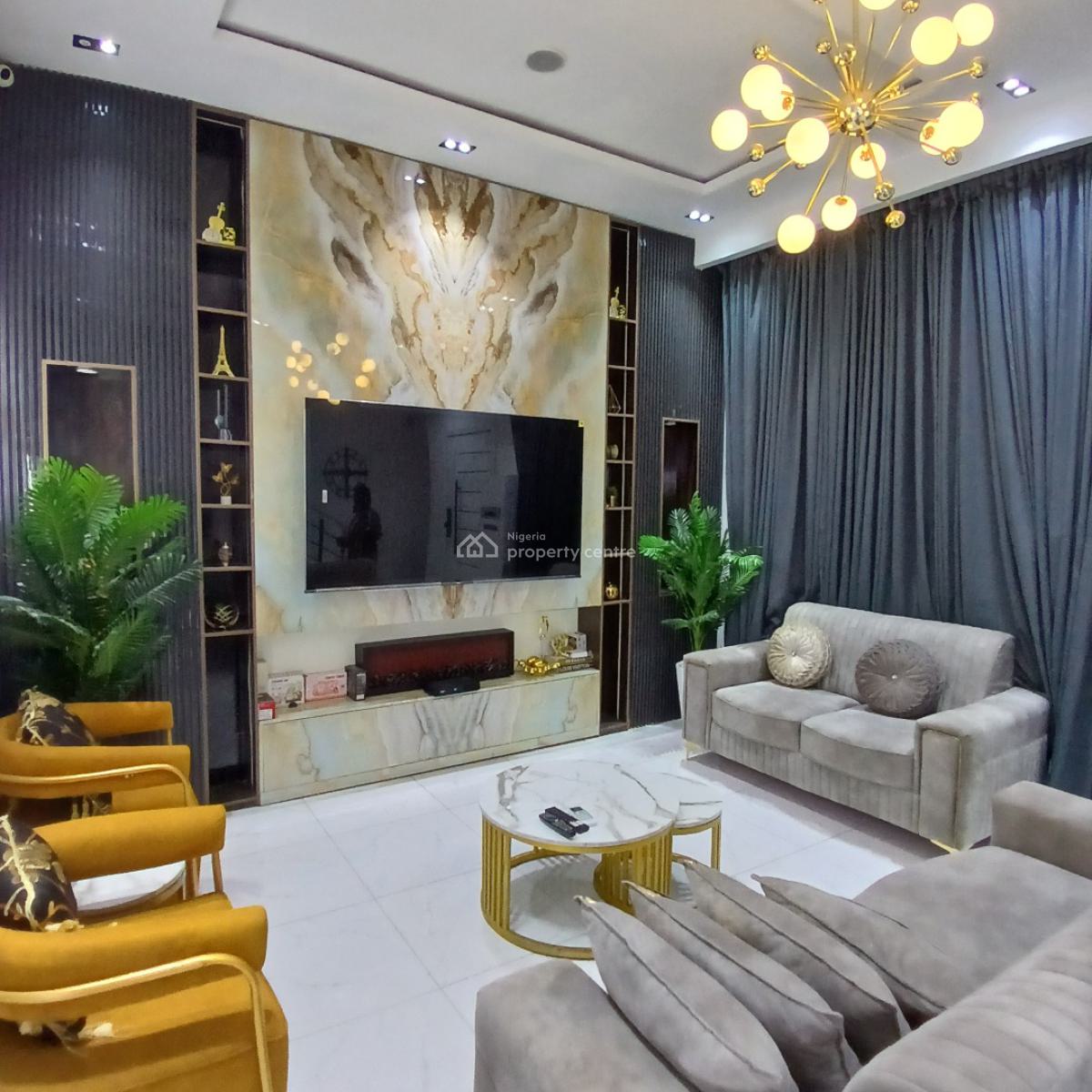 Furnished 4 Bedroom Terrace Duplex with Bq, Chevron Toll Gate, Orchid Road, Lekki, Lagos, Terraced Duplex for Sale