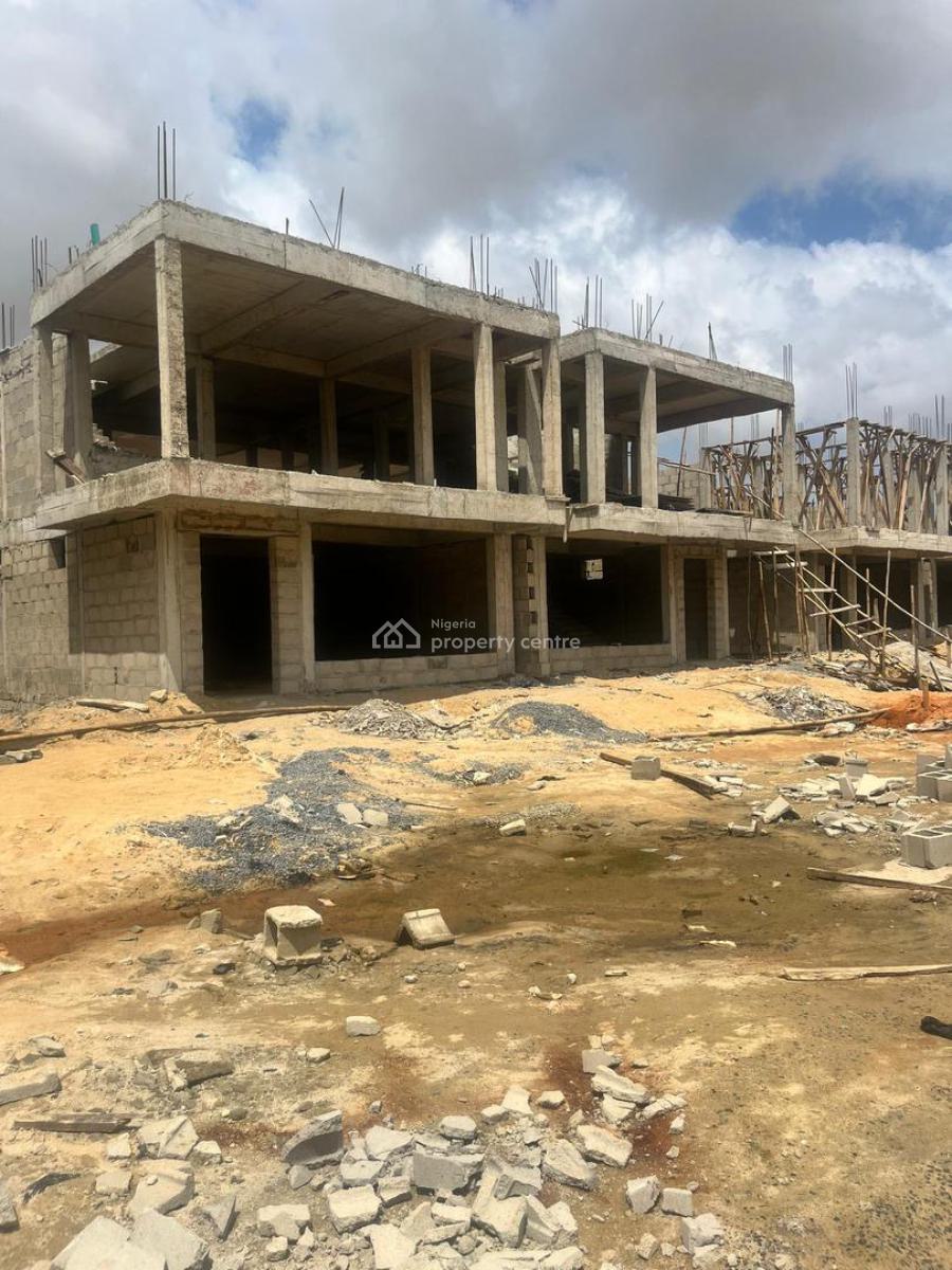 5 Bedroom Detached Duplex Carcass, Western Foreshore Estate, Osapa, Lekki, Lagos, Detached Duplex for Sale