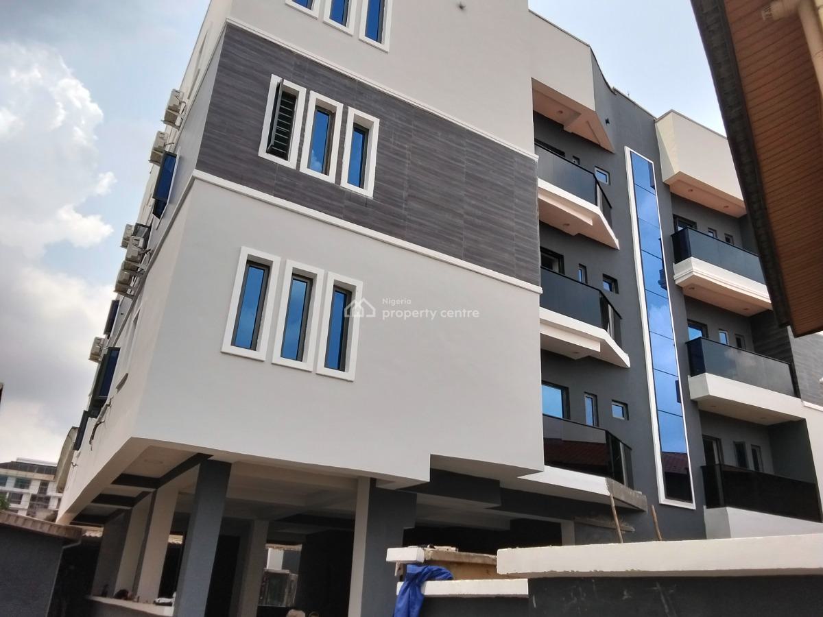 Brand New Service 3 Bedroom Flat with Bq, Shonibare Estate, Maryland, Lagos, Flat / Apartment for Rent
