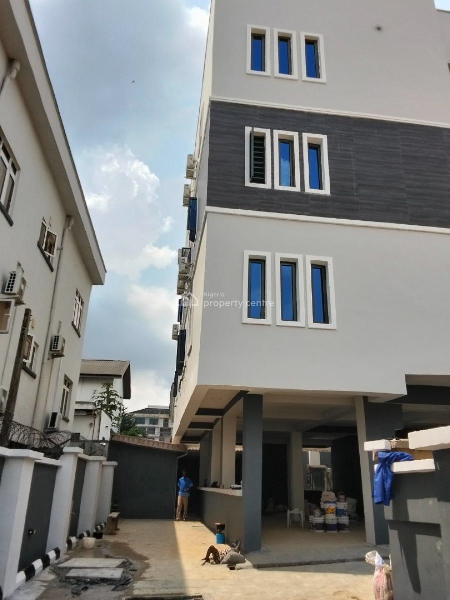 Brand New Service 3 Bedroom Flat with Bq, Shonibare Estate, Maryland, Lagos, Flat / Apartment for Rent