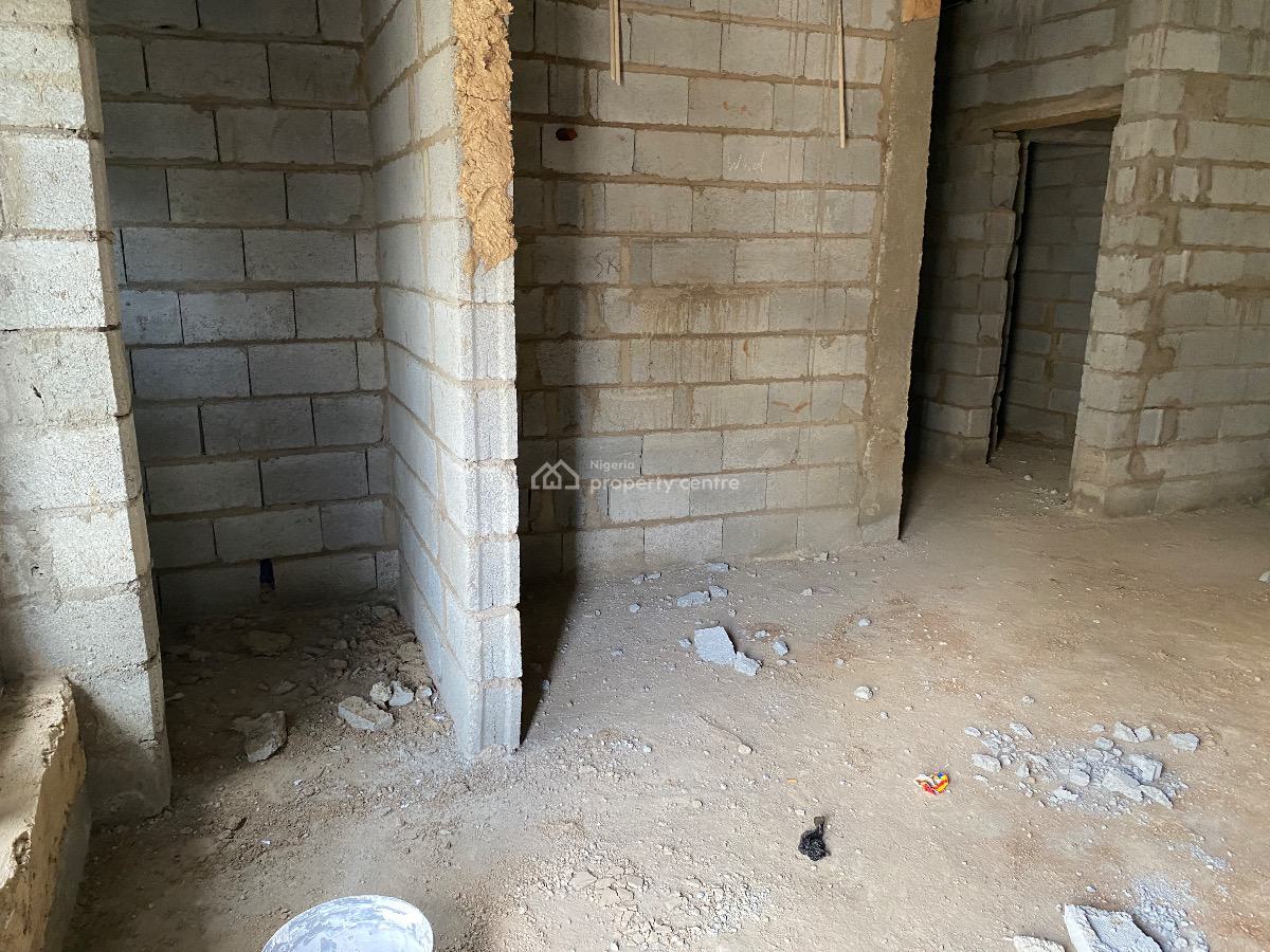 Spacious 3 Bedroom Apartment Carcass, Life Camp, Abuja, Flat / Apartment for Sale