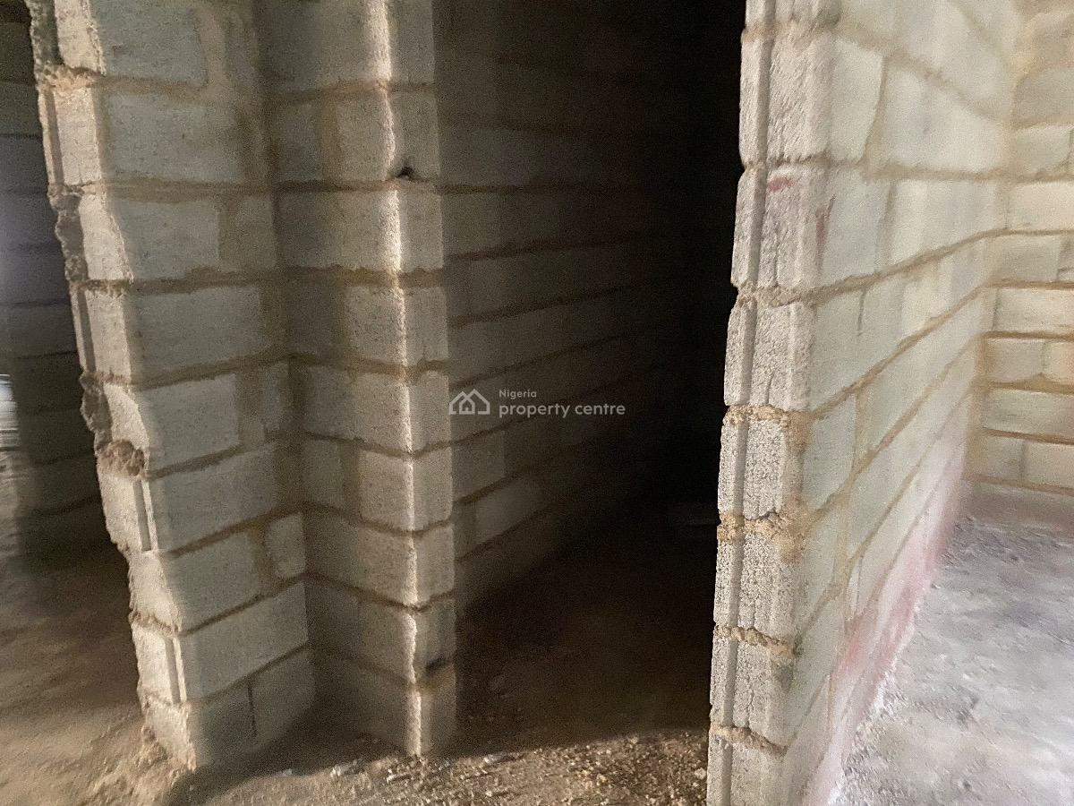 Spacious 3 Bedroom Apartment Carcass, Life Camp, Abuja, Flat / Apartment for Sale