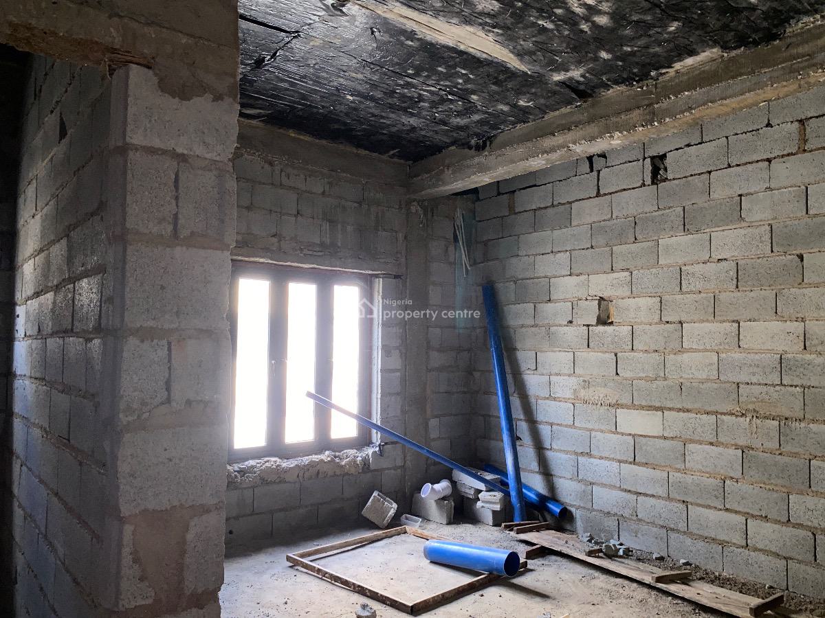 Spacious 3 Bedroom Apartment Carcass, Life Camp, Abuja, Flat / Apartment for Sale