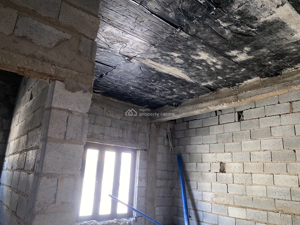 Spacious 3 Bedroom Apartment Carcass, Life Camp, Abuja, Flat / Apartment for Sale