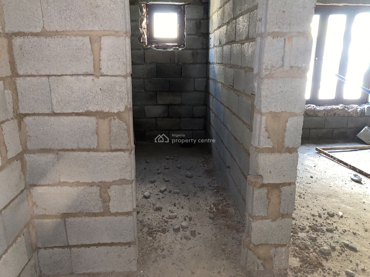 Spacious 3 Bedroom Apartment Carcass, Life Camp, Abuja, Flat / Apartment for Sale