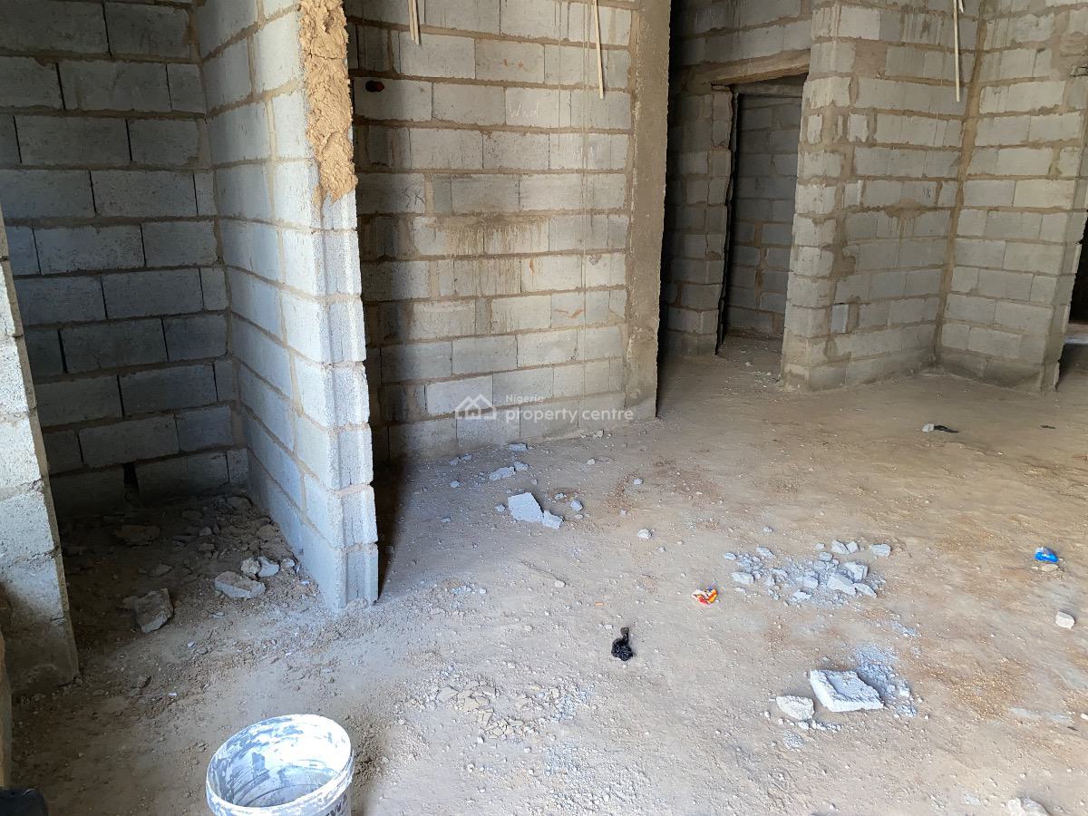 Spacious 3 Bedroom Apartment Carcass, Life Camp, Abuja, Flat / Apartment for Sale