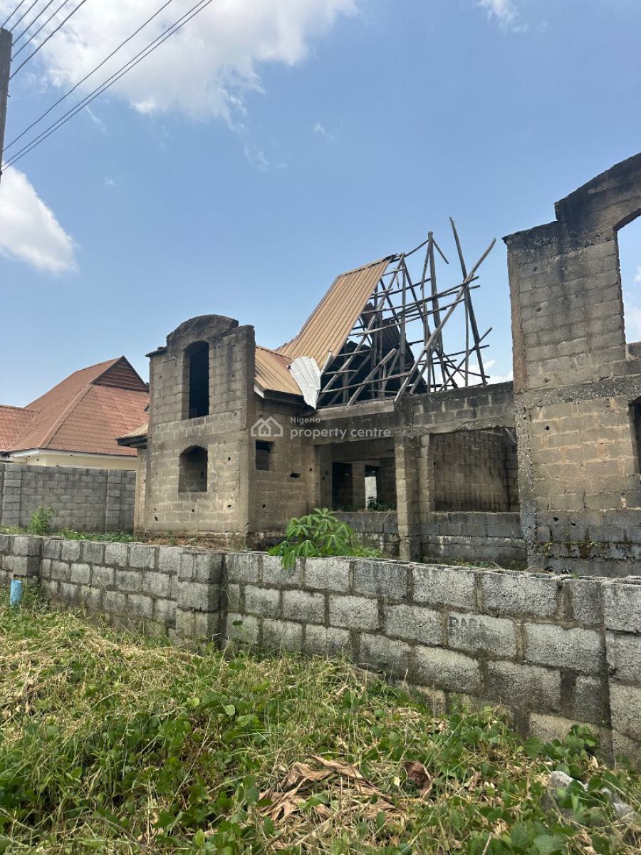 Tastesful 3 Bedroom Bungalow Penthouse Carcass, Galadimawa, Abuja, Semi-detached Bungalow for Sale