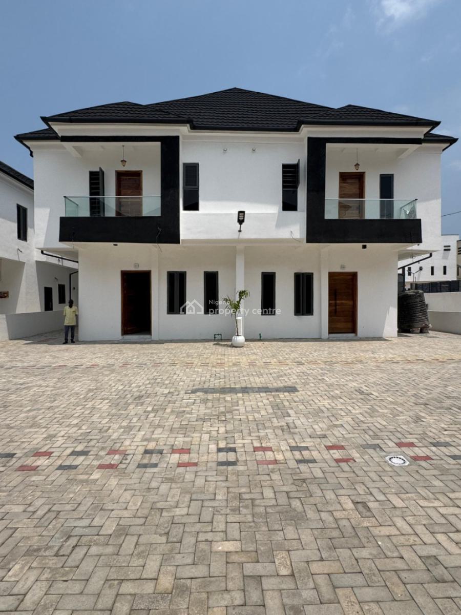 4 Bedrooms All Ensuite Duplex with Bq with 24 Hours Security, By Ikota, Vgc, Lekki, Lagos, Semi-detached Duplex for Sale