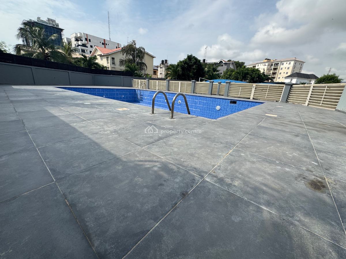 Brand New Refurbished 3 Bedroom Flat with Bq & Swimming Pool, Lekki Phase 1, Lekki, Lagos, Flat / Apartment for Rent