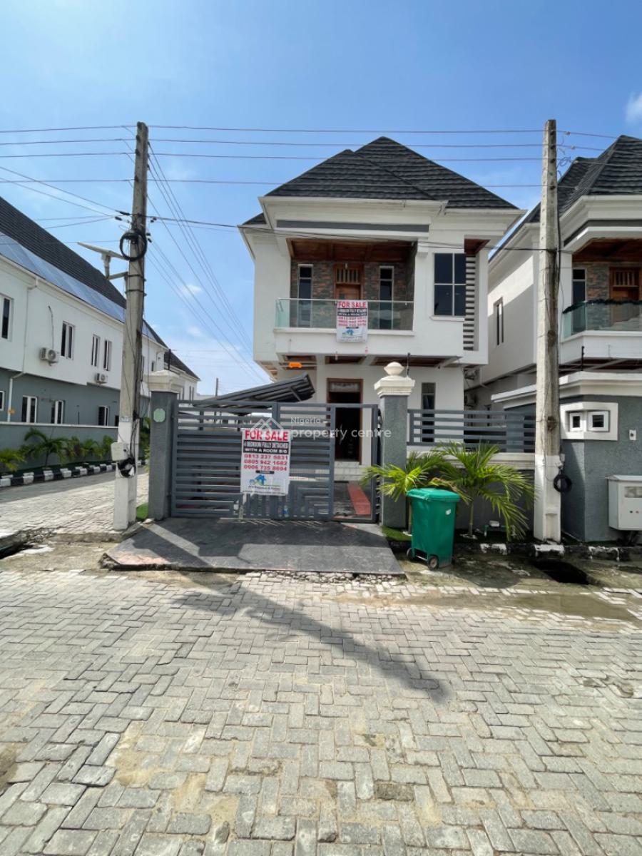 4 Bedroom Fully Detached Duplex with Bq &solar Inverter, Royal Pine 3, Oba Olugbosi Street. Orchid, Ikota, Lekki, Lagos, Detached Duplex for Sale
