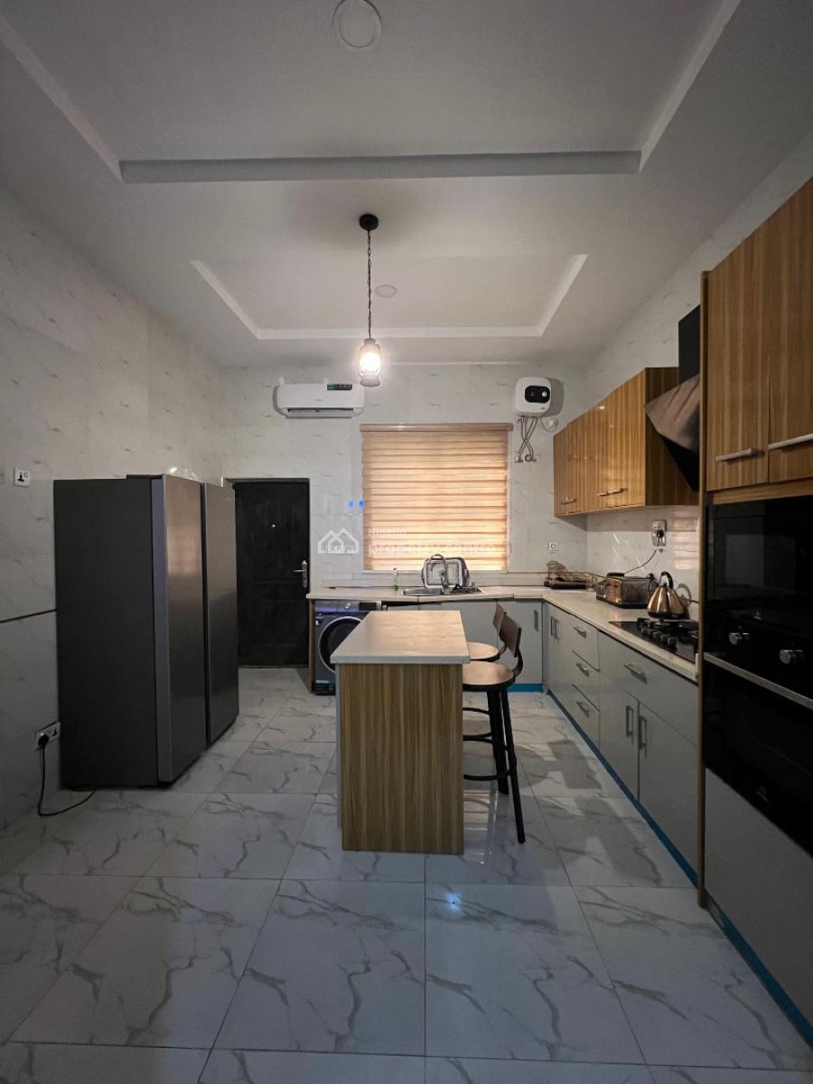 4 Bedroom Furnished Semi Detached Duplex with Bq, Working Inverter &so, Orchid, Ikota, Lekki, Lagos, Semi-detached Duplex for Rent