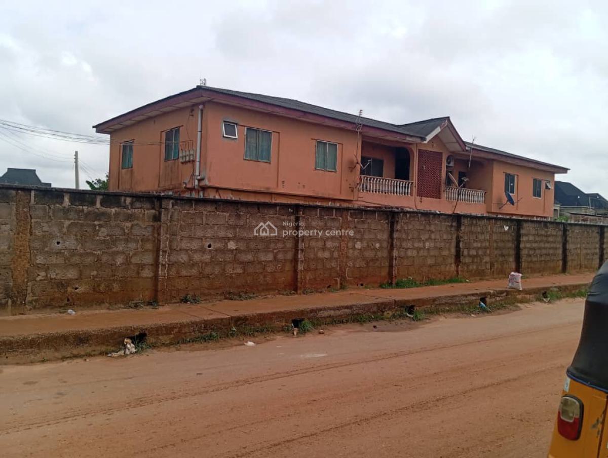Massive 4 Units of 3 Bedroom Flats on a Full Plot of Land, Ipaja, Lagos, Block of Flats for Sale