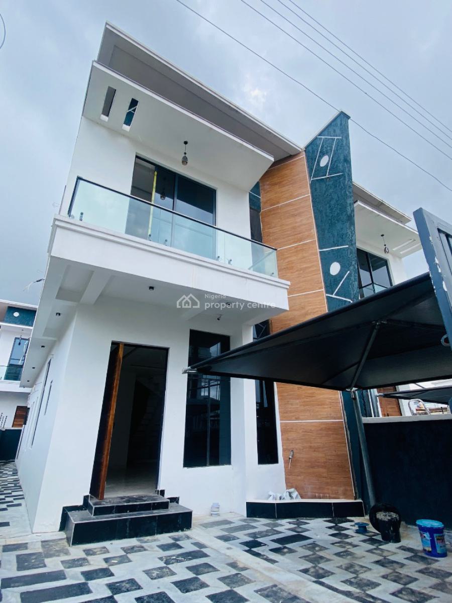 Contemporary Massive 4 Bedroom Semi Duplex with Bq, Sangotedo, Ajah, Lagos, Semi-detached Duplex for Sale