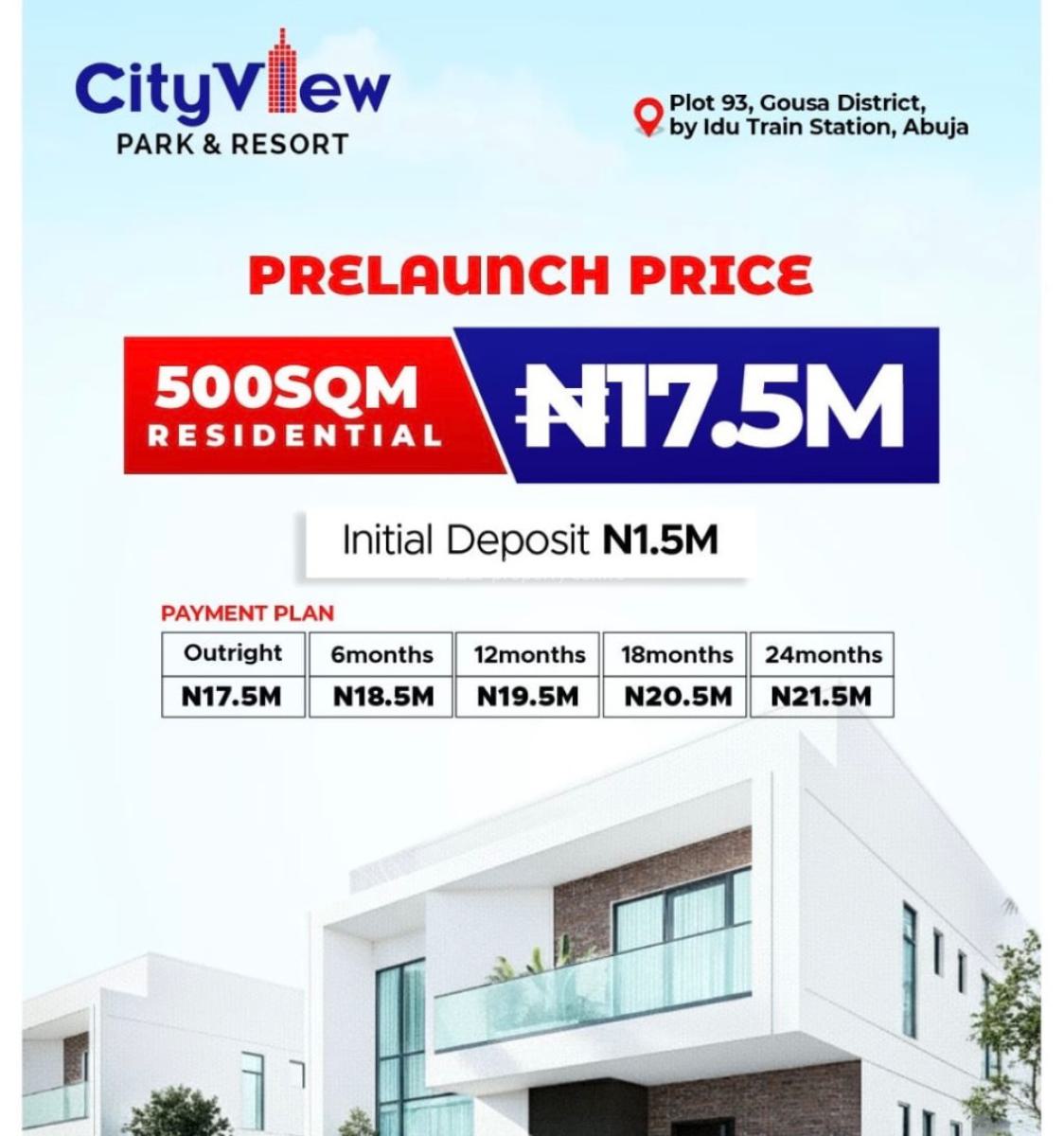 Affordable and Verified Dry Land with Instant Allocation, City View Park,idu Train Station Guosa District, Idu Industrial, Abuja, Mixed-use Land for Sale