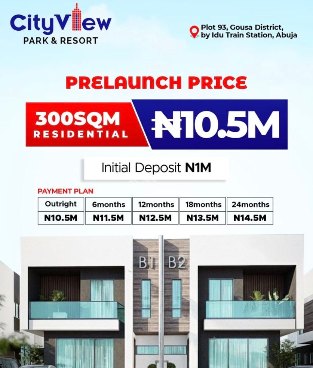 Affordable and Verified Dry Land with Instant Allocation, City View Park,idu Train Station Guosa District, Idu Industrial, Abuja, Mixed-use Land for Sale
