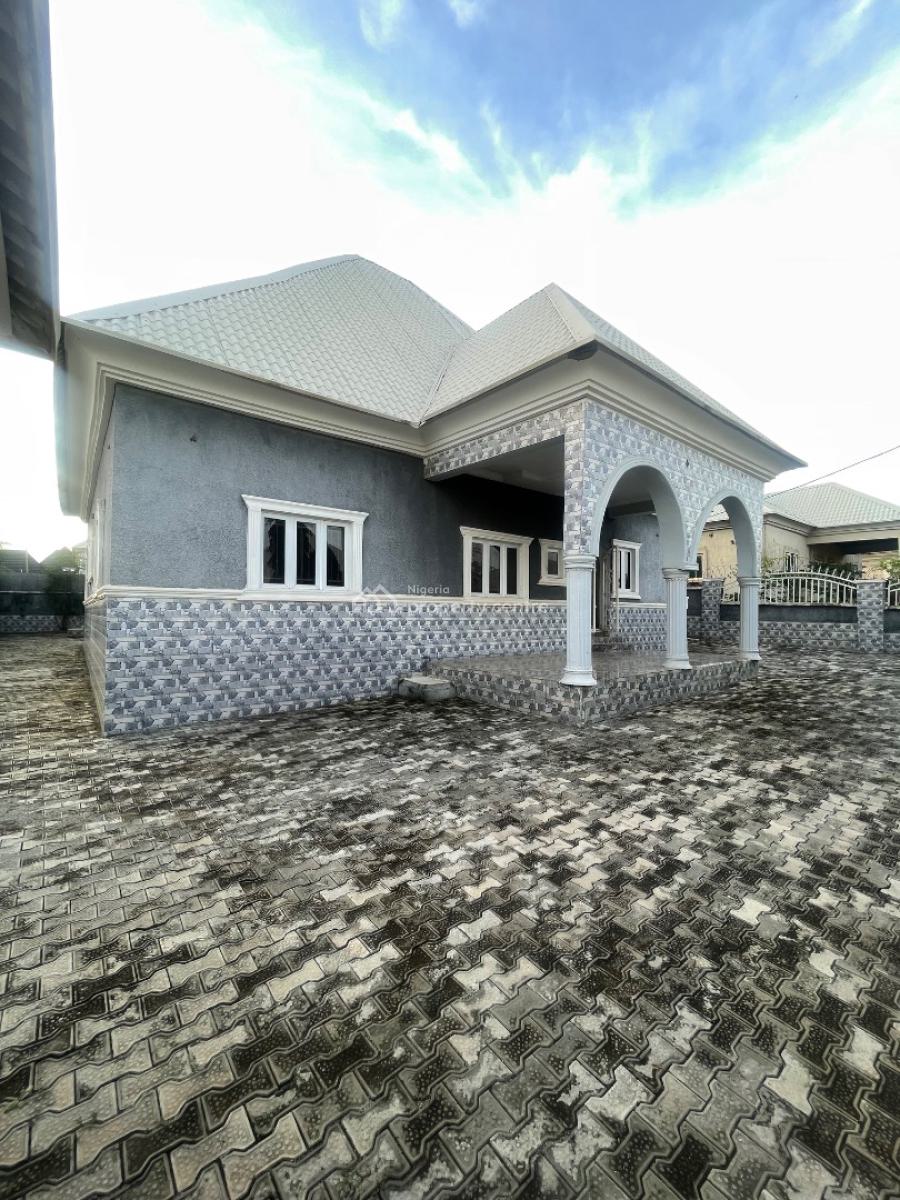 Brand New Three Bedroom Bungalow with 3 Rooms Bq, Dabo Estate, Life Camp, Abuja, Detached Bungalow for Rent