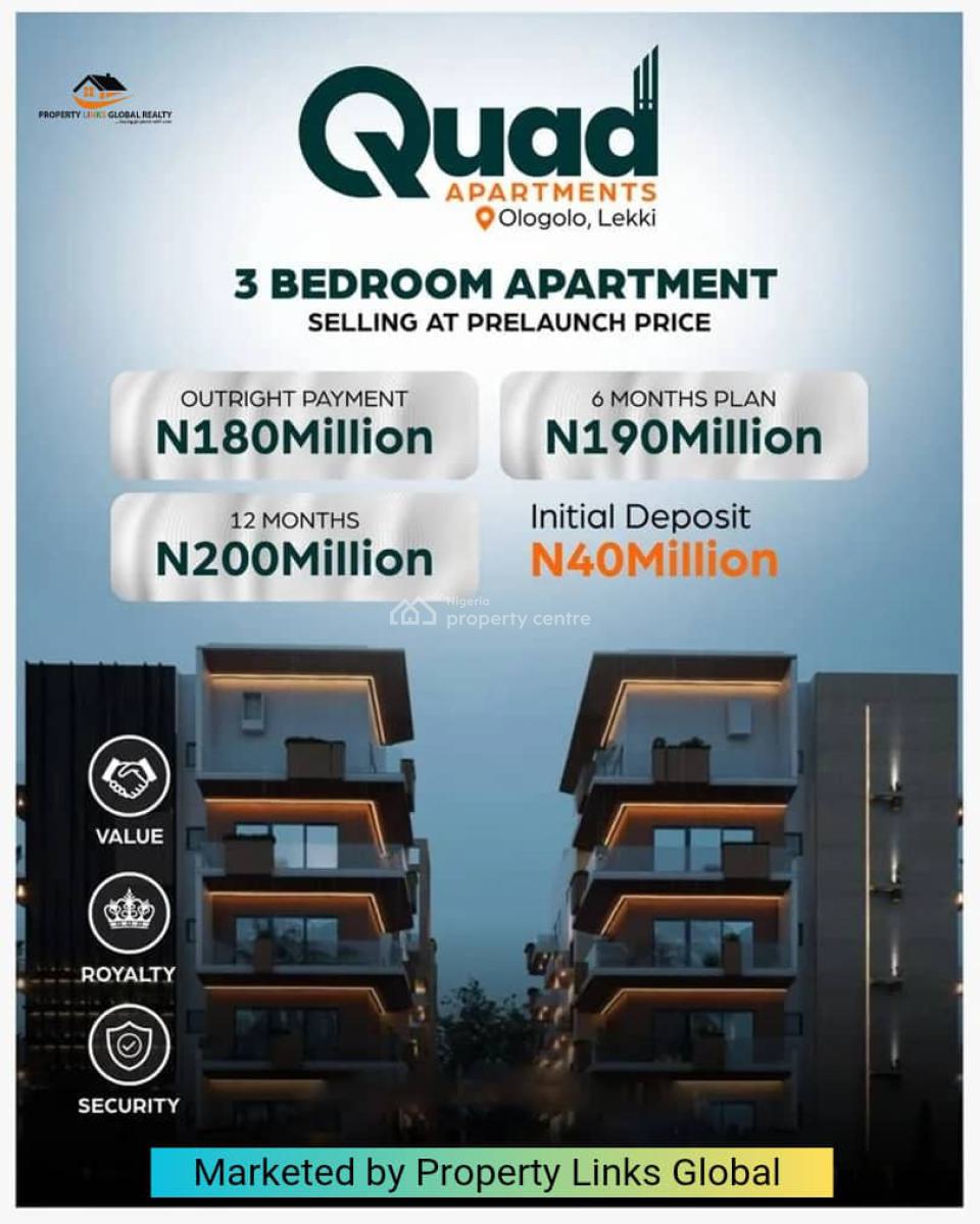 Government Approval Luxury Homes, Quad Apartments, Close to Justice Mall, Off Lekki - Epe Expressway, Lekki Phase 1, Lekki, Lagos, Semi-detached Duplex for Sale