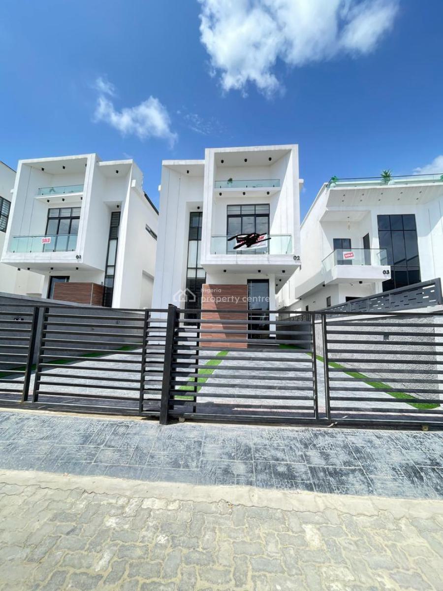 Luxurious 5 Bedroom Detached Duplex with Excellent Facilities, Beautiful Fully Detached in a  Secure Environment in Chevron, Lekki, Lagos, Detached Duplex for Sale