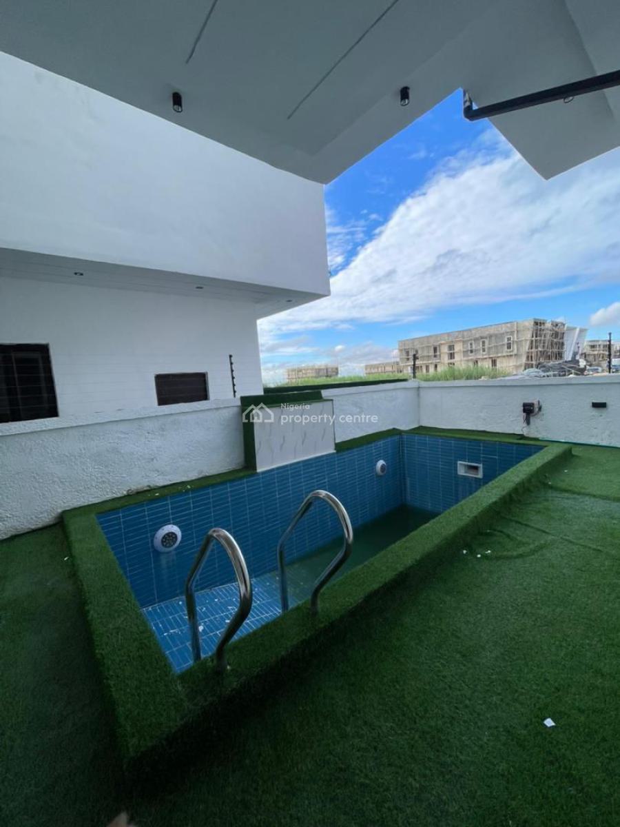 Excellent 5 Bedroom Duo with a Pool and Bq, Ajah, Lagos, House for Sale