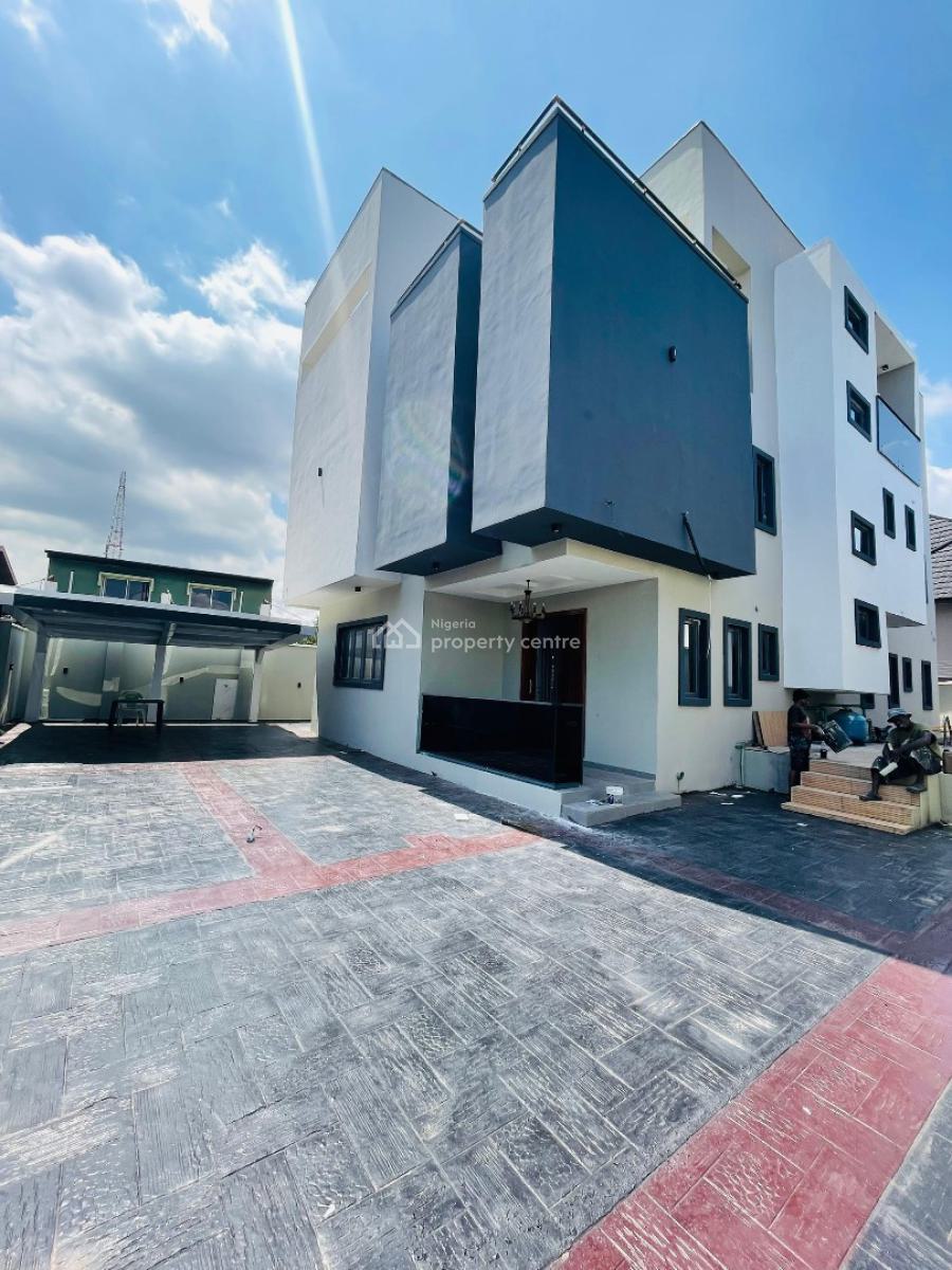 Beautifully Crafted 5 Bedroom Fully Detached Duplex Plus Bq, Smart Home, Cinema, Communal Pool, Spacious, Gra Phase 2, Magodo, Lagos, Detached Duplex for Sale