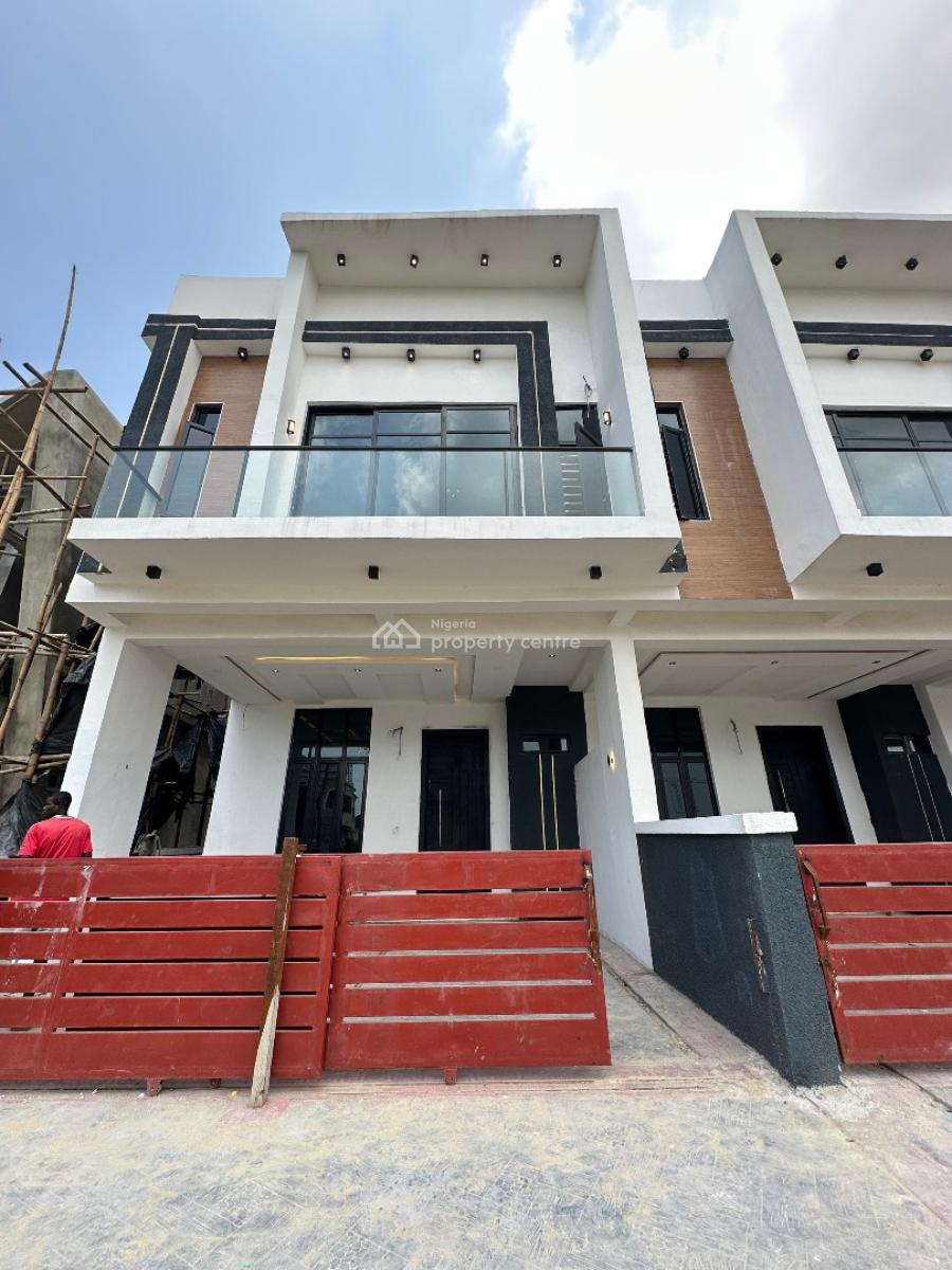Self Compound Luxury 3- Bedroom Terrace Duplex, Ikota, Lekki, Lagos, Terraced Duplex for Sale