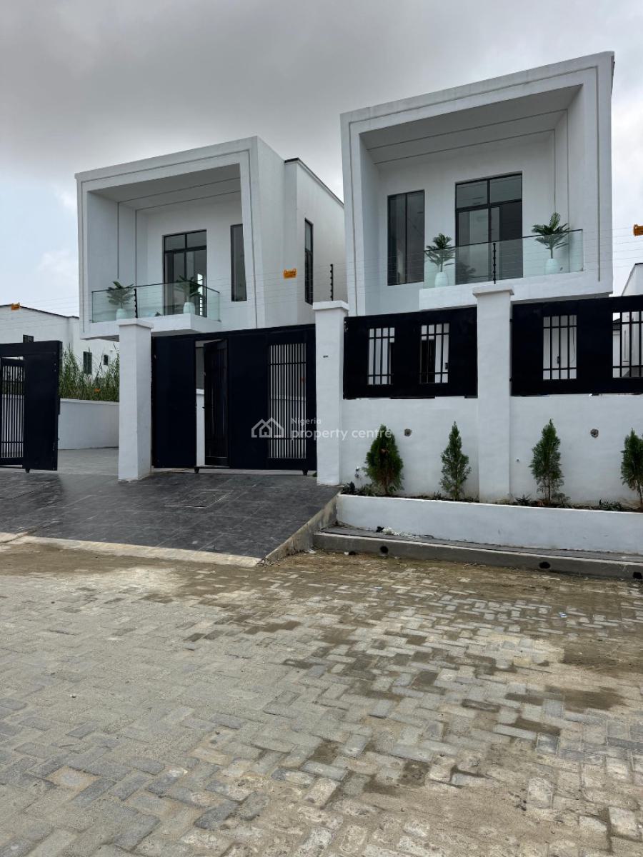 Stunning   5 Bedroom  Detached Duplex with a Bq with Swimming Pool, Ikota, Lekki, Lagos, Detached Duplex for Sale