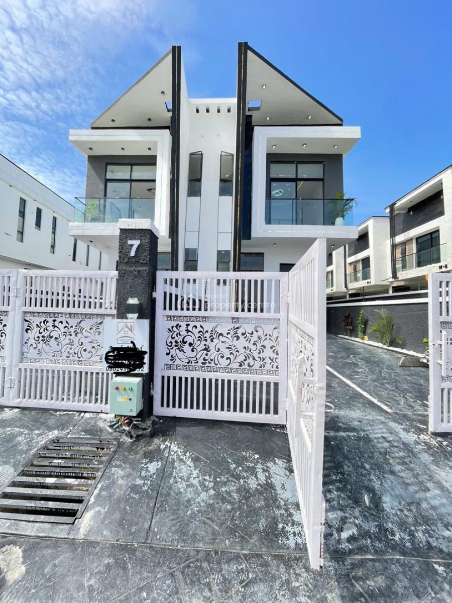 4 Bedroom Spacious Semi-detached Duplex with a Room Bq, Ikota, Lekki, Lagos, Semi-detached Duplex for Sale