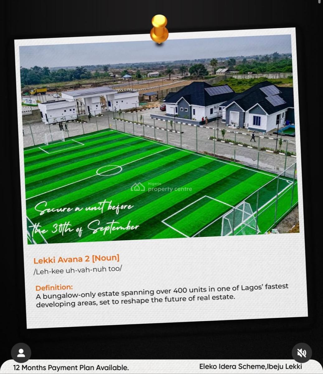 3&4 Bedroom Bungalow with Swimming Pool, Ibeju Lekki, Lagos, Eleranigbe, Ibeju Lekki, Lagos, Detached Bungalow for Sale