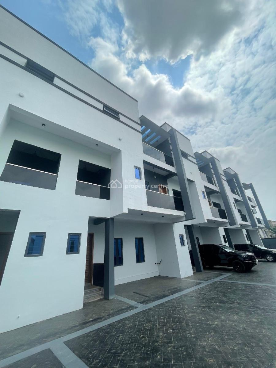 Newly Built 4 Bedroom Terrace Duplex Plus Anti Room in an Estate, Anti Room, Spacious, Serene Estate, Detailed Finishing, Opebi, Ikeja, Lagos, Terraced Duplex for Sale