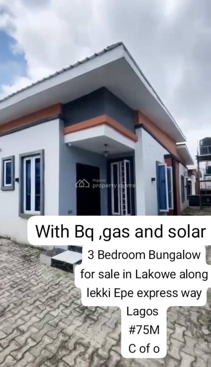 Standard 3 Bedroom Detached Bungalow at Lakowe Ibeju Lekki Lagos, Lakowe Ibeju Lekki Lagos, Lakowe, Ibeju Lekki, Lagos, Detached Bungalow for Sale