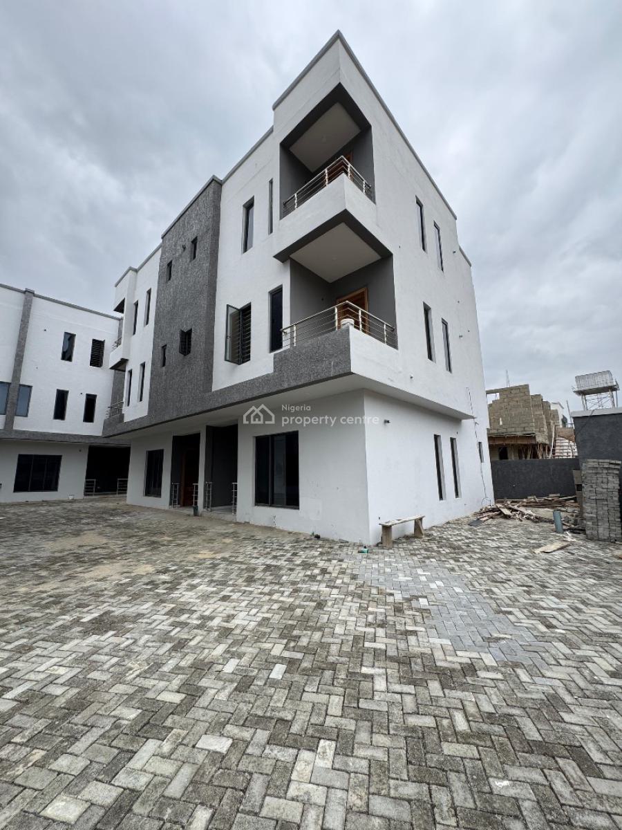 Serviced  4 Bedroom Semi-detached Duplex  with a Bq, Ikota, Lekki, Lagos, Semi-detached Duplex for Sale