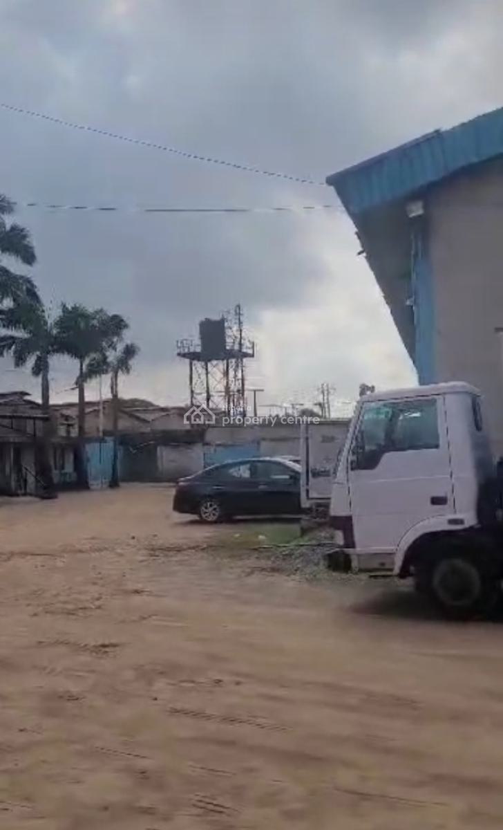 2 Bay Warehouse on 1 Acres of Land Corner Piece  Off Billing Way Oregu, Oregun, Ikeja, Lagos, Warehouse for Sale