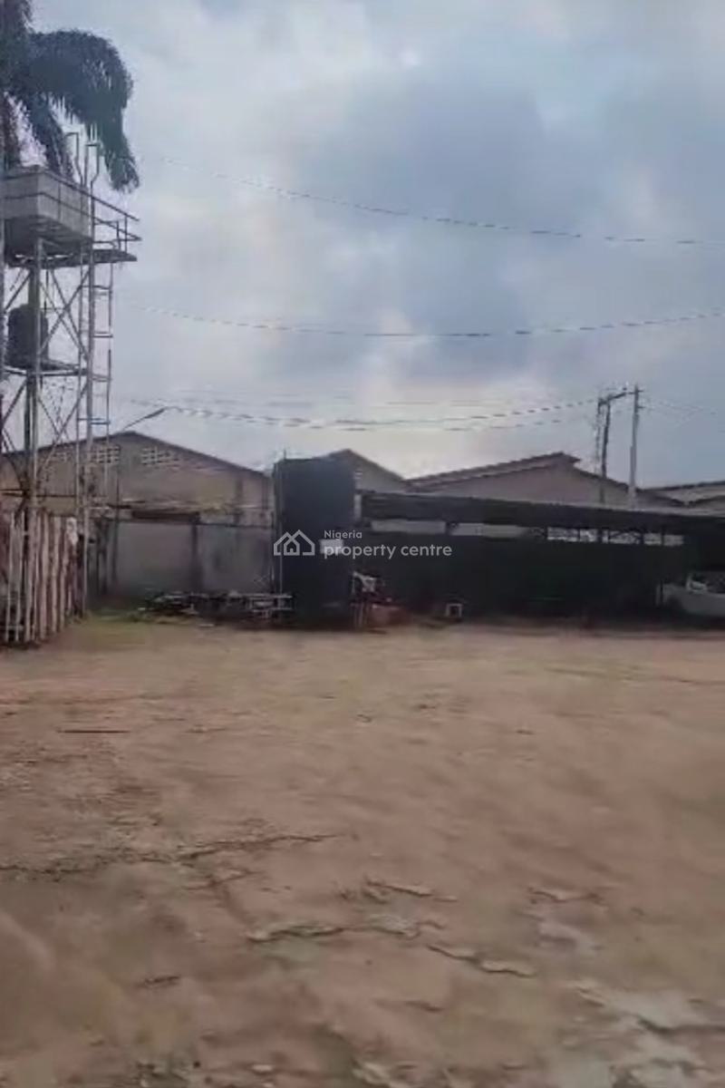 2 Bay Warehouse on 1 Acres of Land Corner Piece  Off Billing Way Oregu, Oregun, Ikeja, Lagos, Warehouse for Sale
