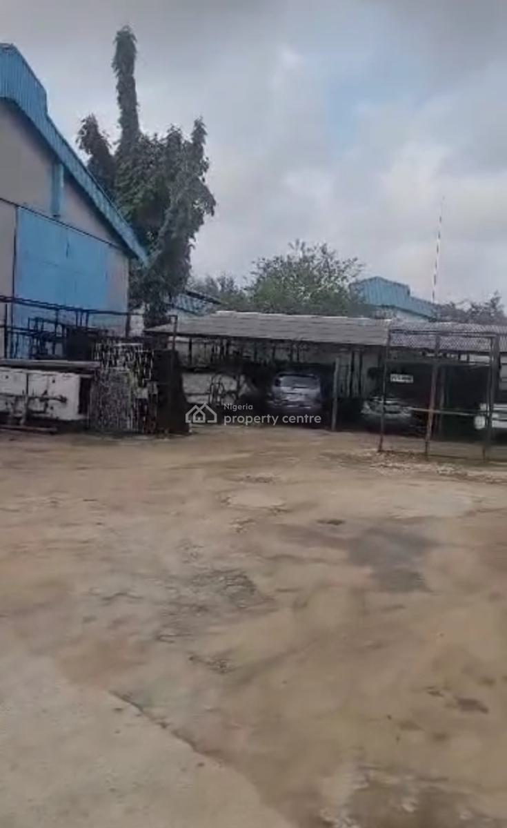 2 Bay Warehouse on 1 Acres of Land Corner Piece  Off Billing Way Oregu, Oregun, Ikeja, Lagos, Warehouse for Sale